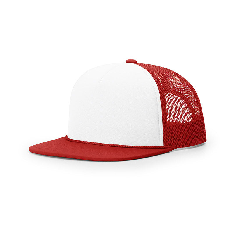 Richardson 113 Custom Leather Patch Foam Trucker Hat with YOUR LOGO – Customized