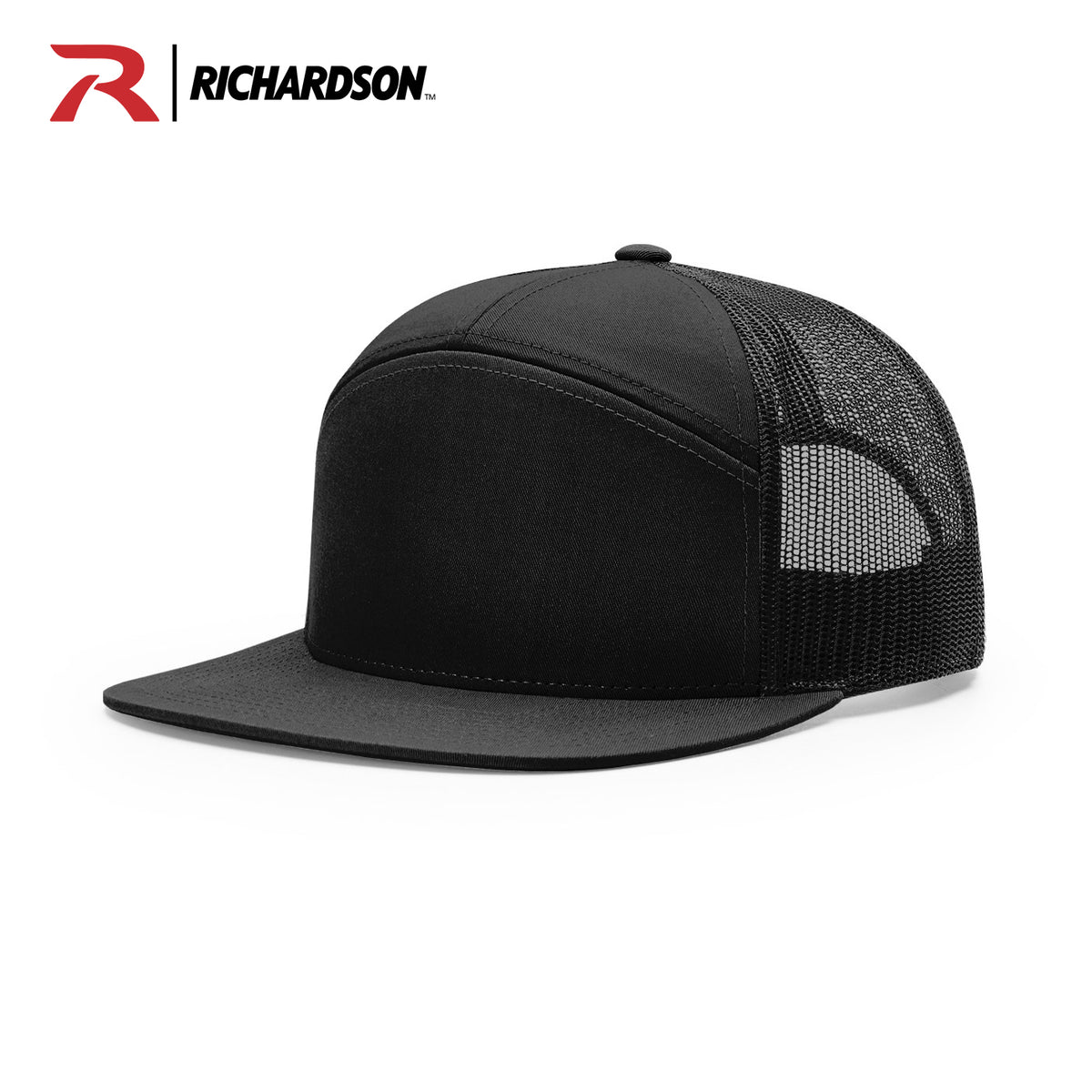 FLAT BILL Custom Leather Patch Hats, Laser Engraved Logo on Leather Patch  Hat for Your Business or Organization 7 PANEL 