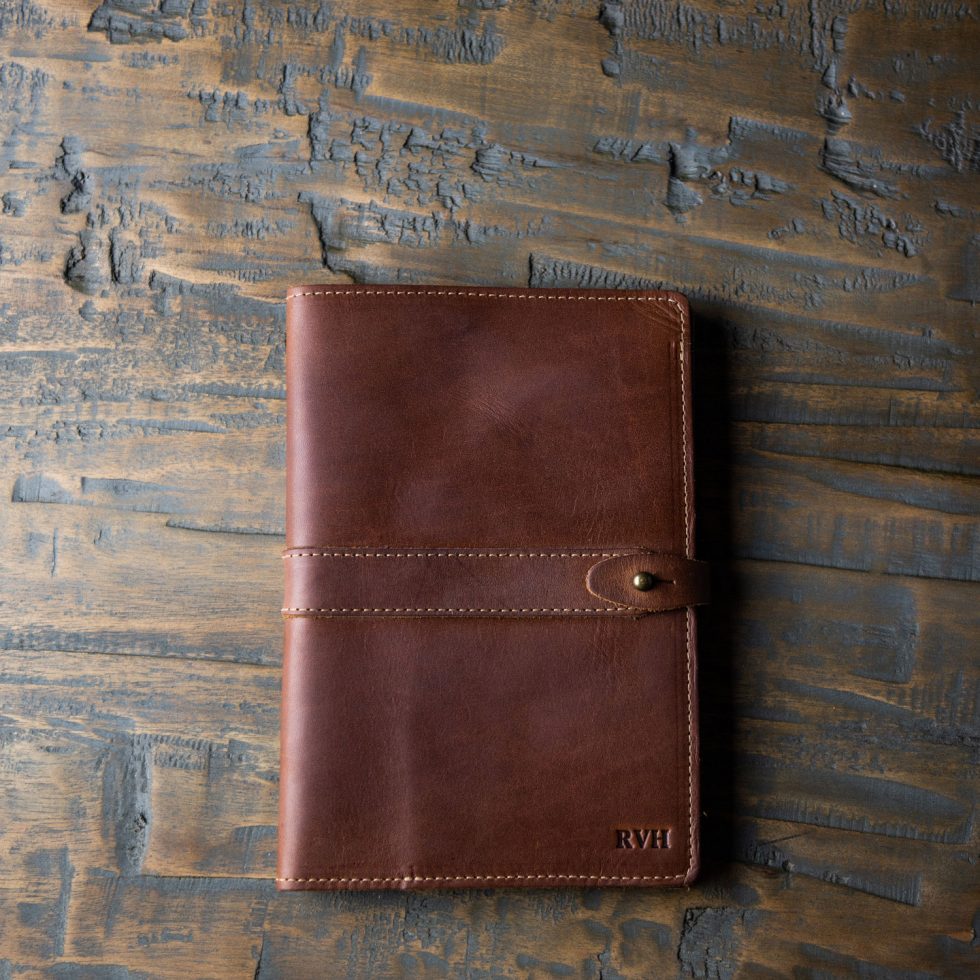 Full Grain Leather Journal with YOUR LOGO, Corporate Gifting made Easy -  Holtz Leather