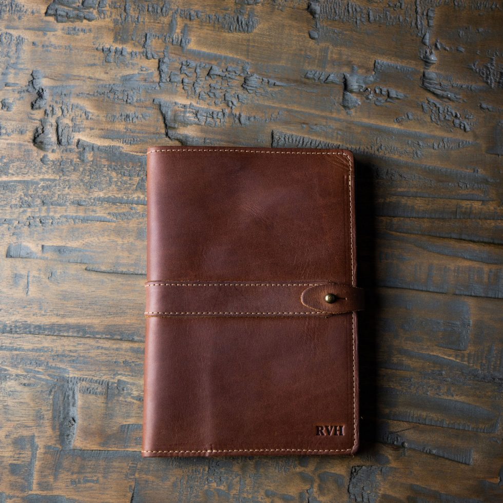 The Quiet Man Personalized Fine Leather Journal Gift for Groomsmen
