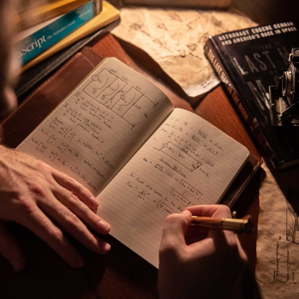 The Quiet Man Personalized Fine Leather Journal Gift for Groomsmen