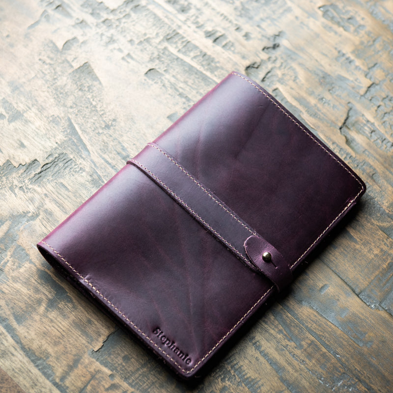 The Quiet Man Personalized Fine Leather Journal Gift for Groomsmen