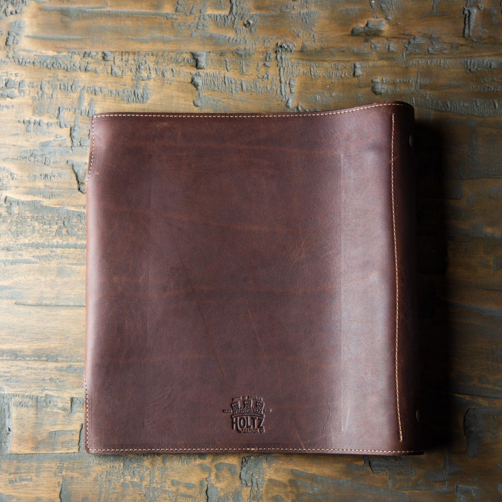 The Langley – Personalized Fine Leather 3 Ring Binder Notebook Photo Album