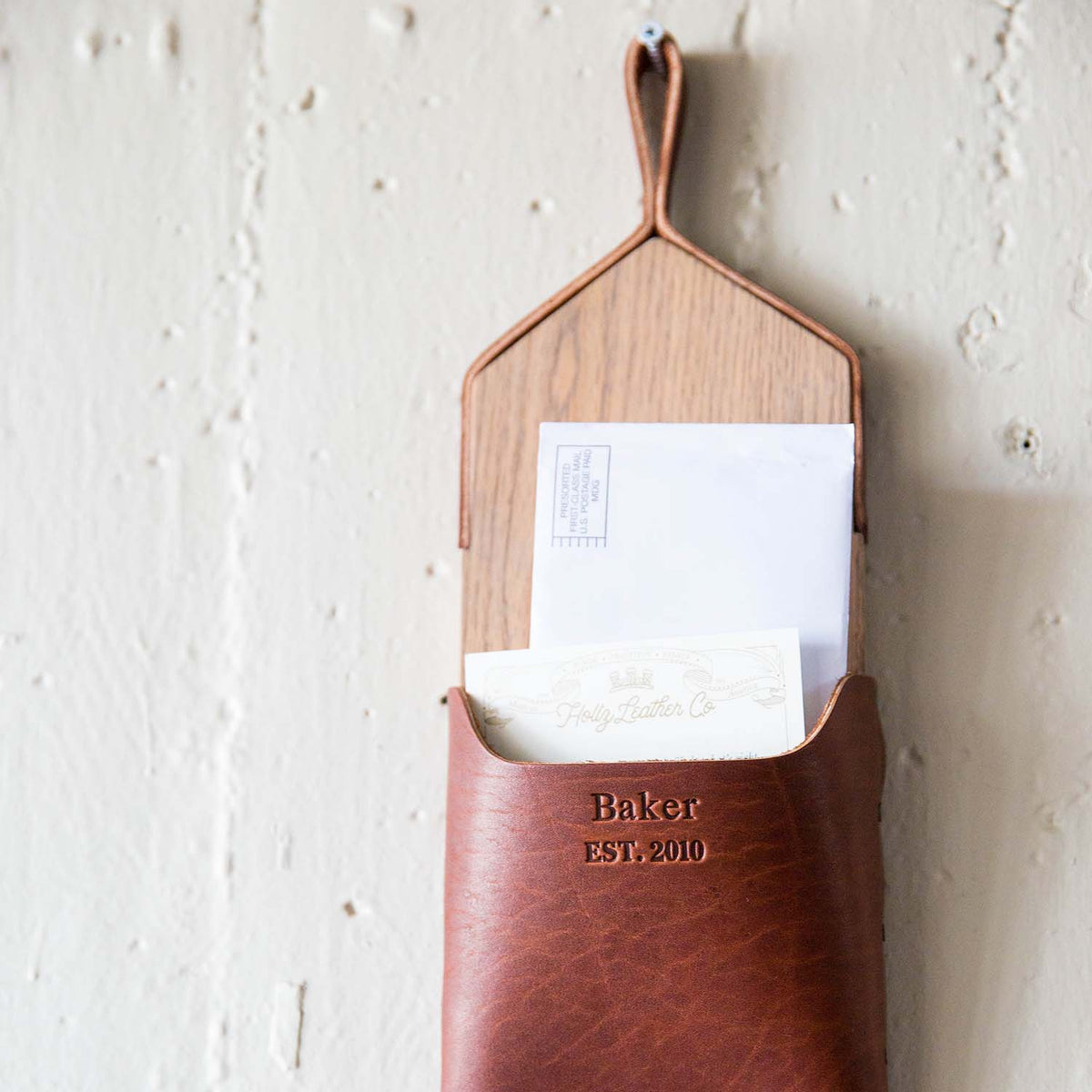 The Postman - Personalized Wall Mounted Mail Organizer &amp; Letter Rack