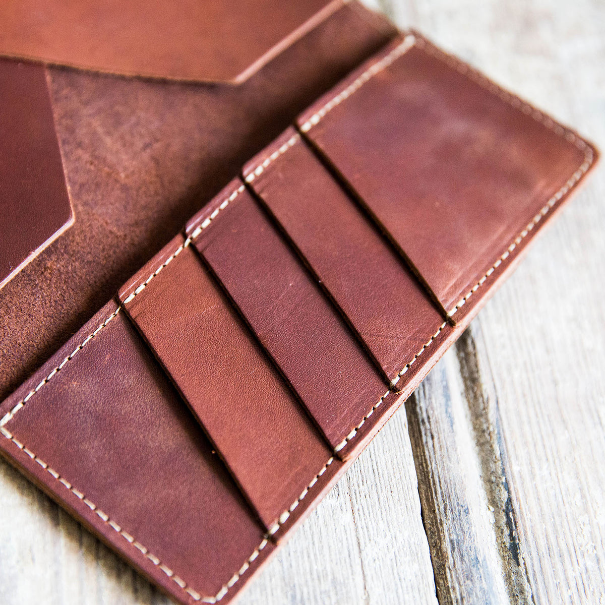 The Kiley Fine Leather Wrap Wallet Pocketbook Checkbook Cover