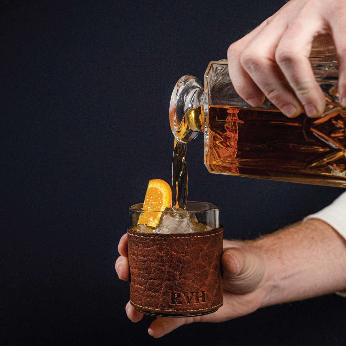 The Gentleman ~ Groomsmen Whiskey Glass Gift Set for Wedding Party Groomsmen Gifts
