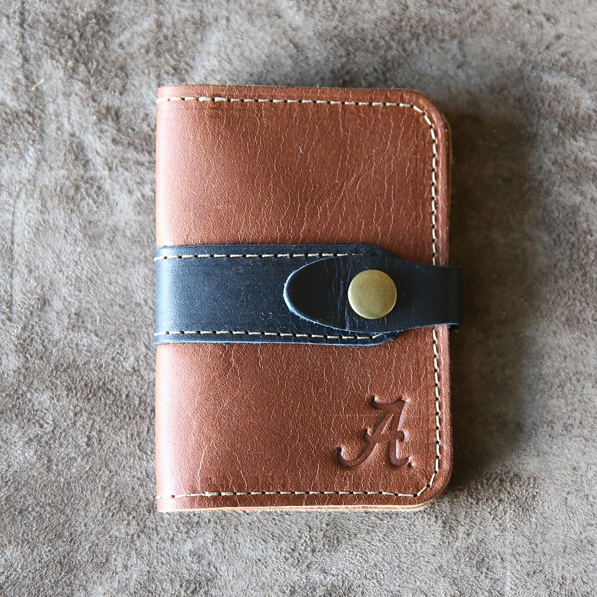 The Officially Licensed Alabama Doolittle Fine Leather Snap Closure Wallet BiFold