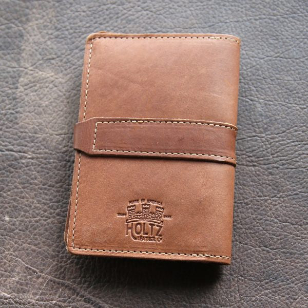 Your Logo + Our Leather - The Surveyor Fine Leather Pocket Journal Cover for Field Notes - Custom Logo and Corporate Gifting