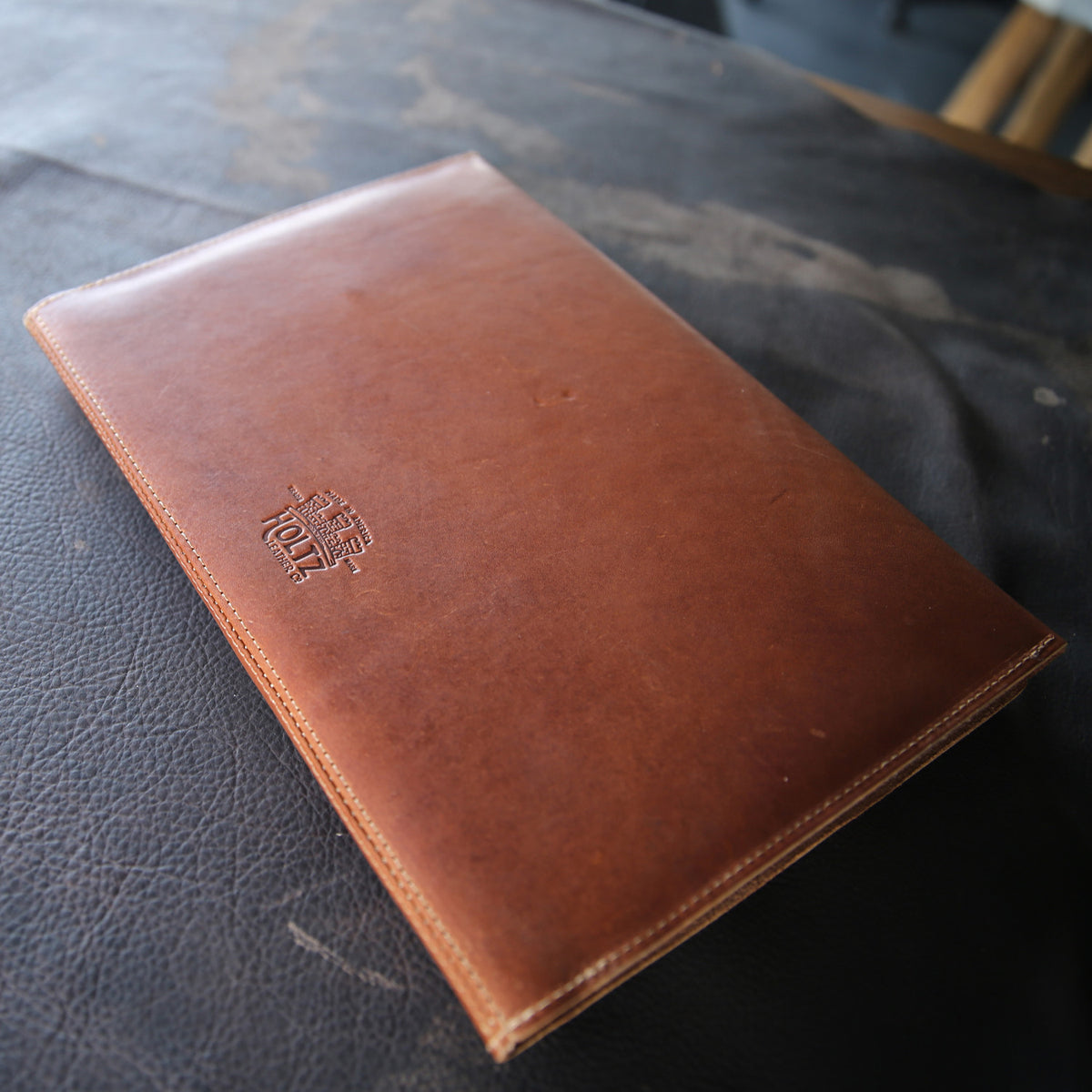 Your Logo + Our Leather - The Artisan Fine Leather A4 Moleskine Journal Diary Hard Cover Notebook Sketchbook - Custom Logo and Corporate Gifting