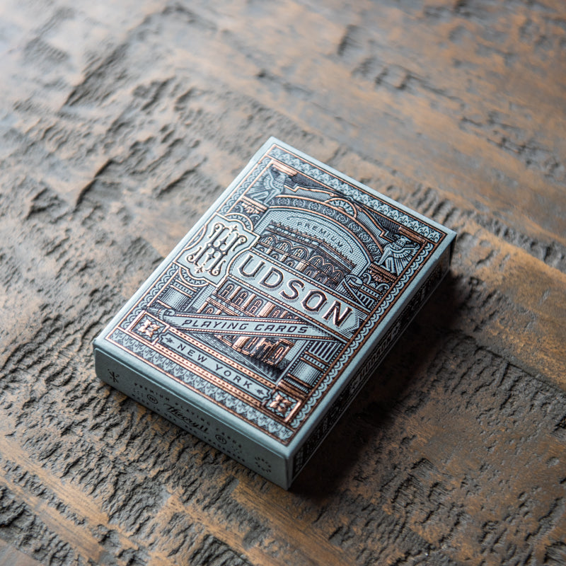 Theory 11 Hudson Card Deck With Fine Leather Card Sleeve