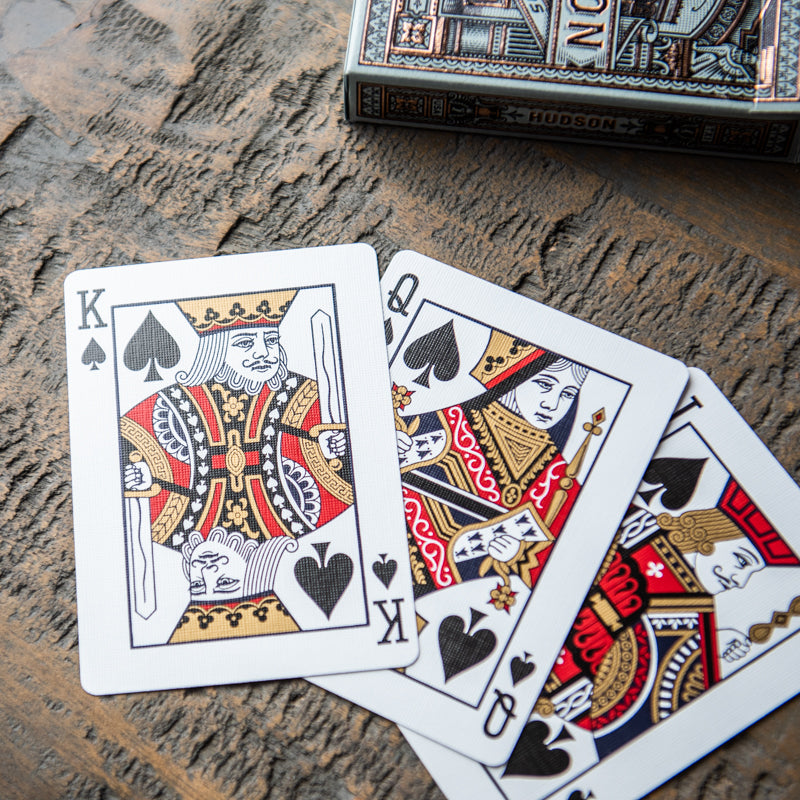 Theory 11 Hudson Card Deck With Fine Leather Card Sleeve