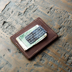 Money Clip Slim Wallet in Top Grain Leather – Forrest & Harold