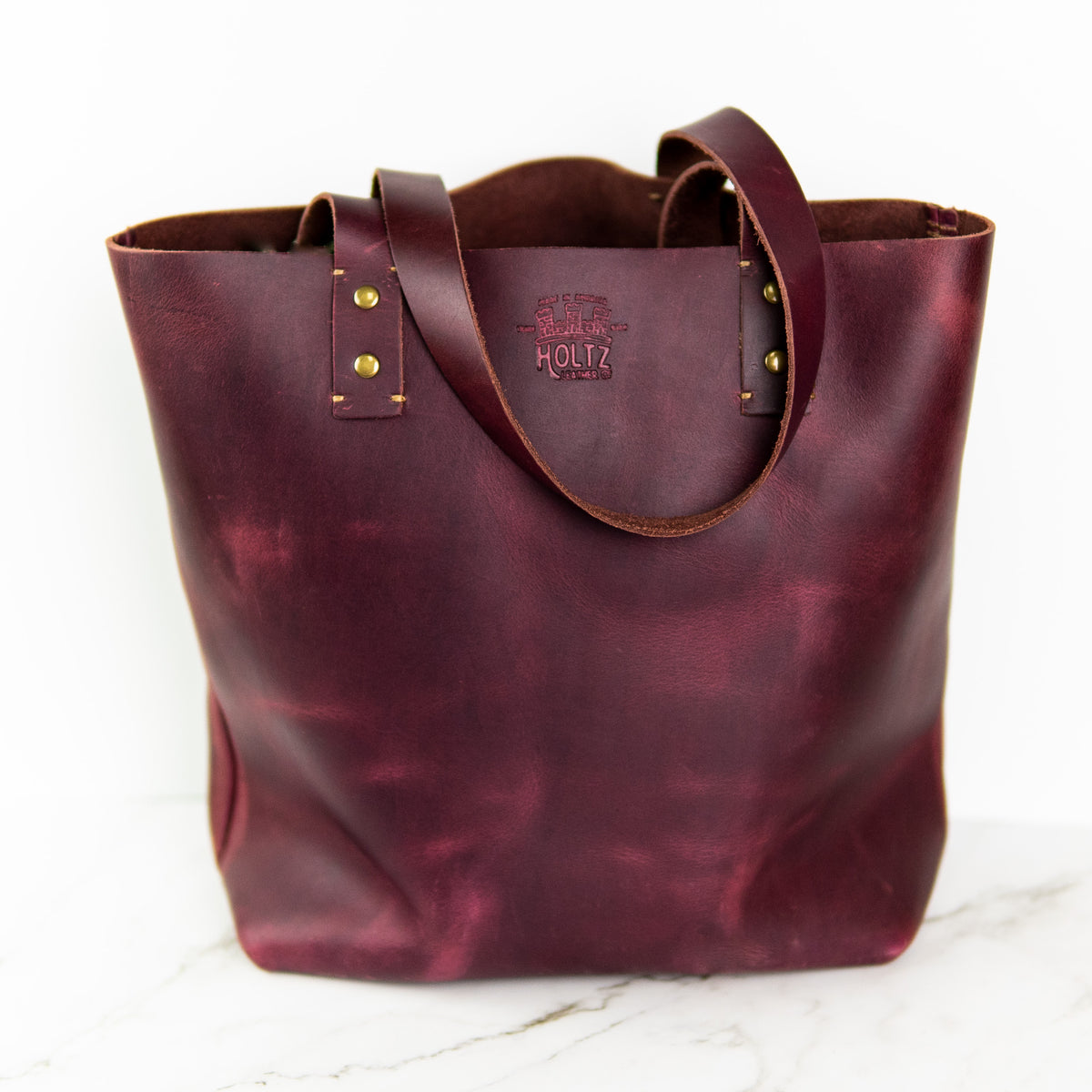 The UNA Ashley Tote Fine Leather Handbag Purse