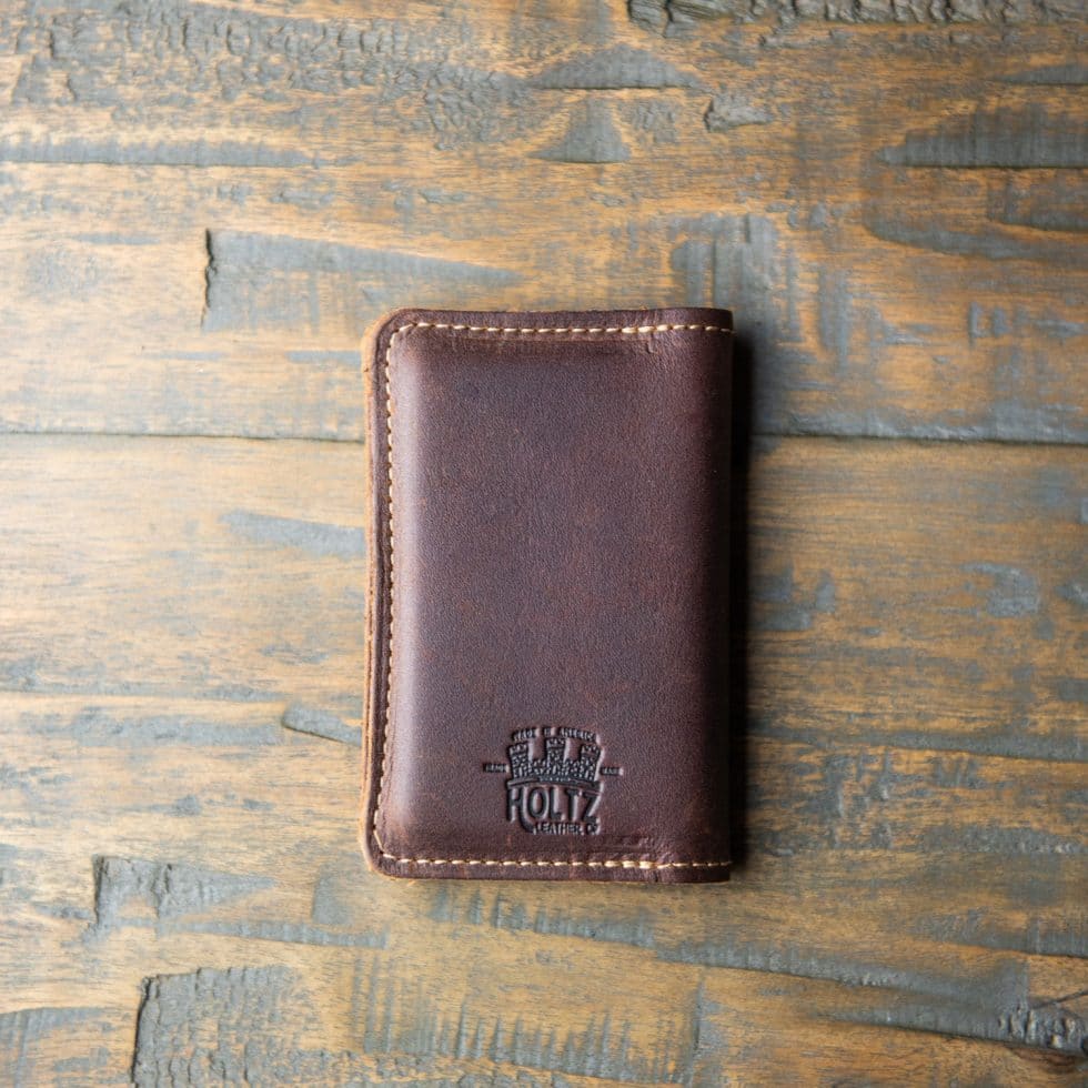 The Vincent Fine Leather Business Card Holder Wallet Bifold