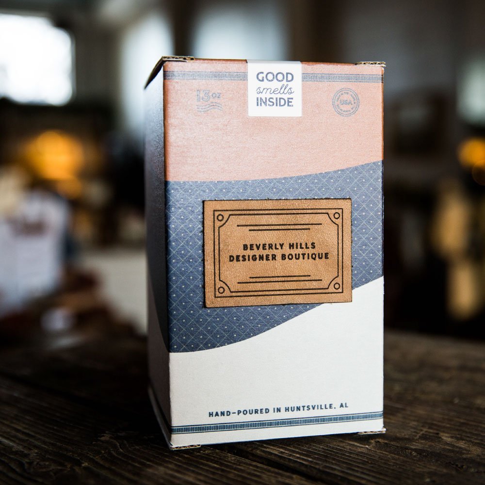 Beverly Hills Designer Boutique Candle - Holtz Leather