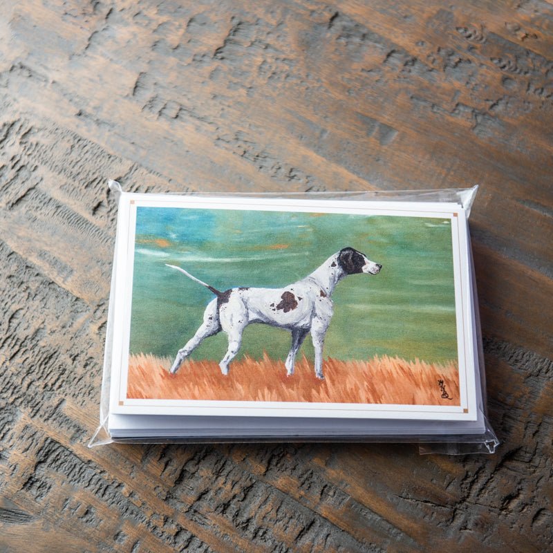 Black Hound Dog Stationery Set Of 4 By Madison Holtz Butler - Holtz Leather