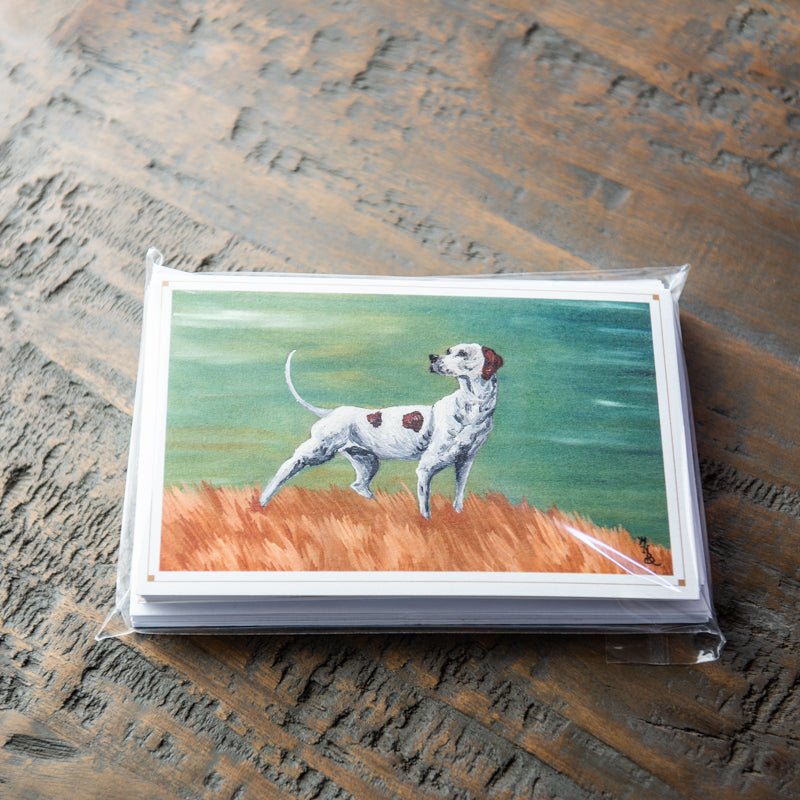 Brown Hound Dog Stationery Set Of 4 By Madison Holtz Butler - Holtz Leather