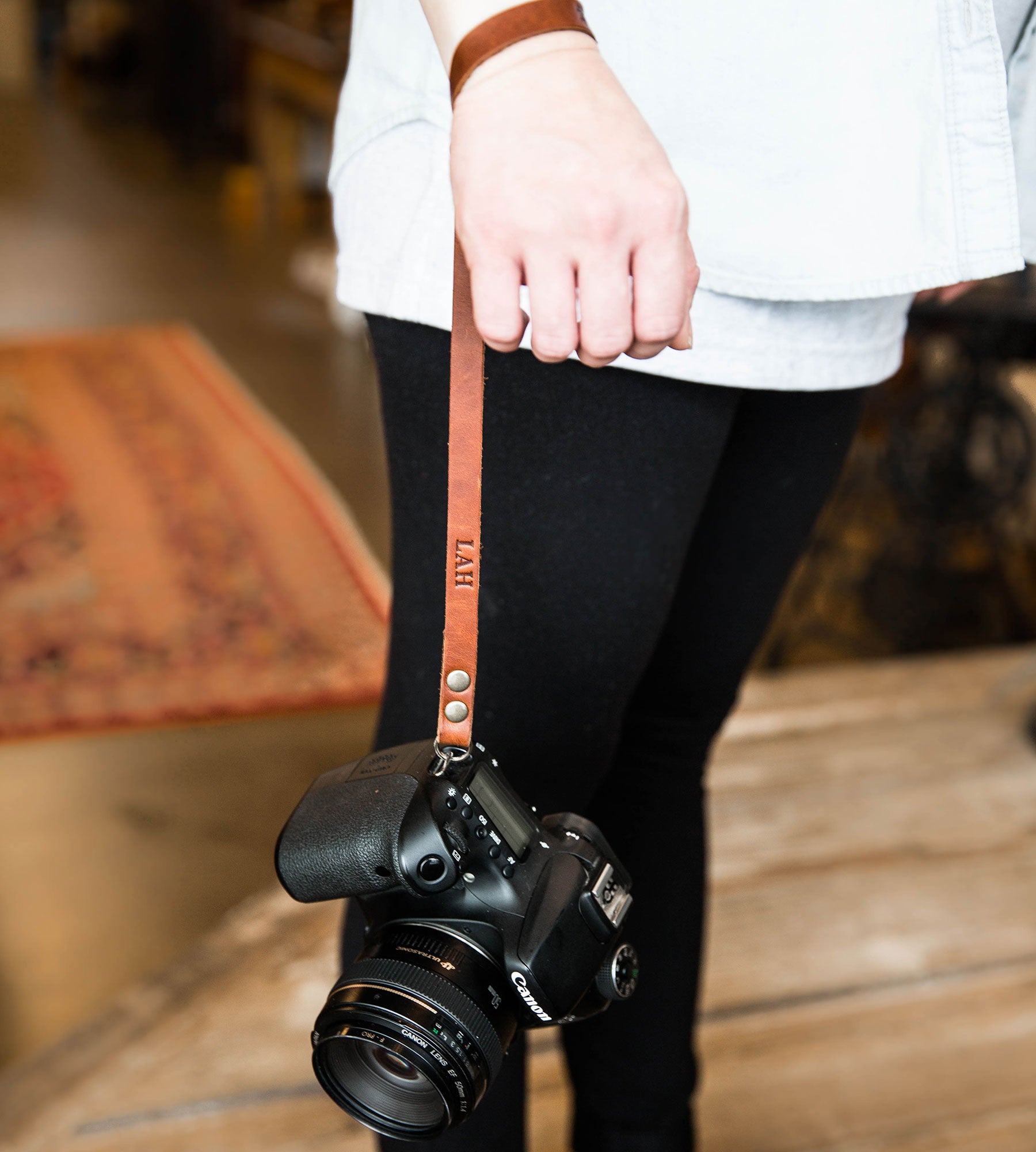 wristlet camera strap