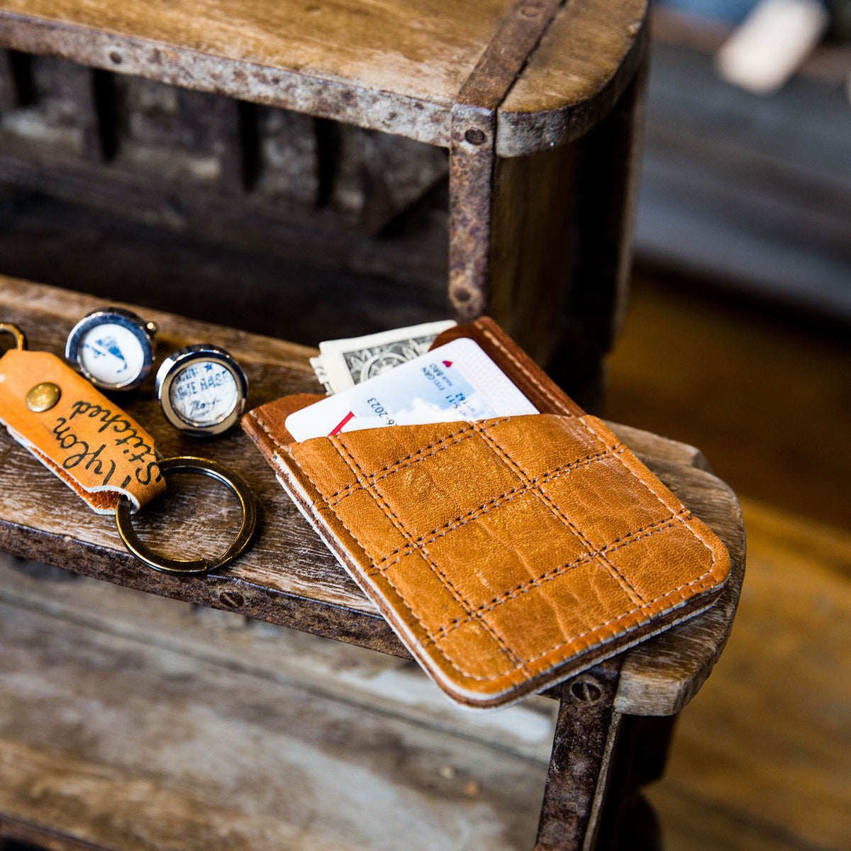 Baseball Glove Leather Gift Set for Him 3 Item Bundle