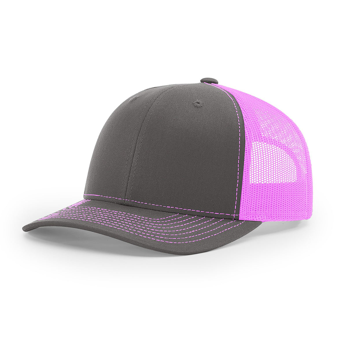 Richardson 112 Trucker Custom Leather Patch Hat with YOUR LOGO