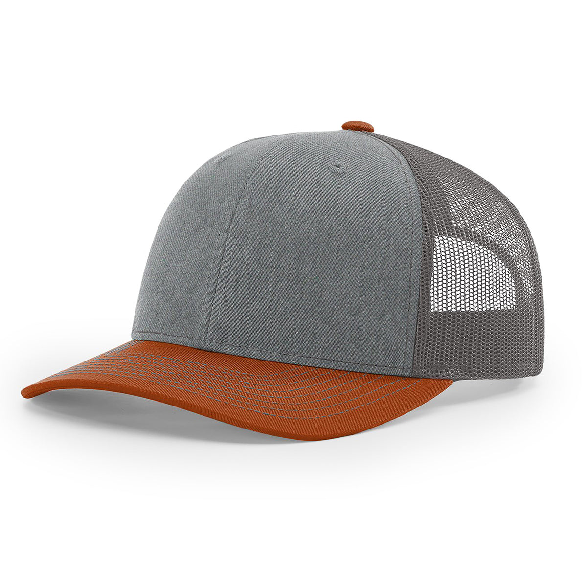 Richardson 112 Trucker Custom Leather Patch Hat with YOUR LOGO