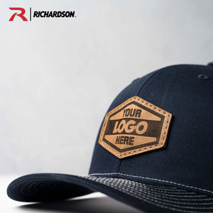 Richardson 112 Custom Trucker Leather Patch Hat Holtz Leather