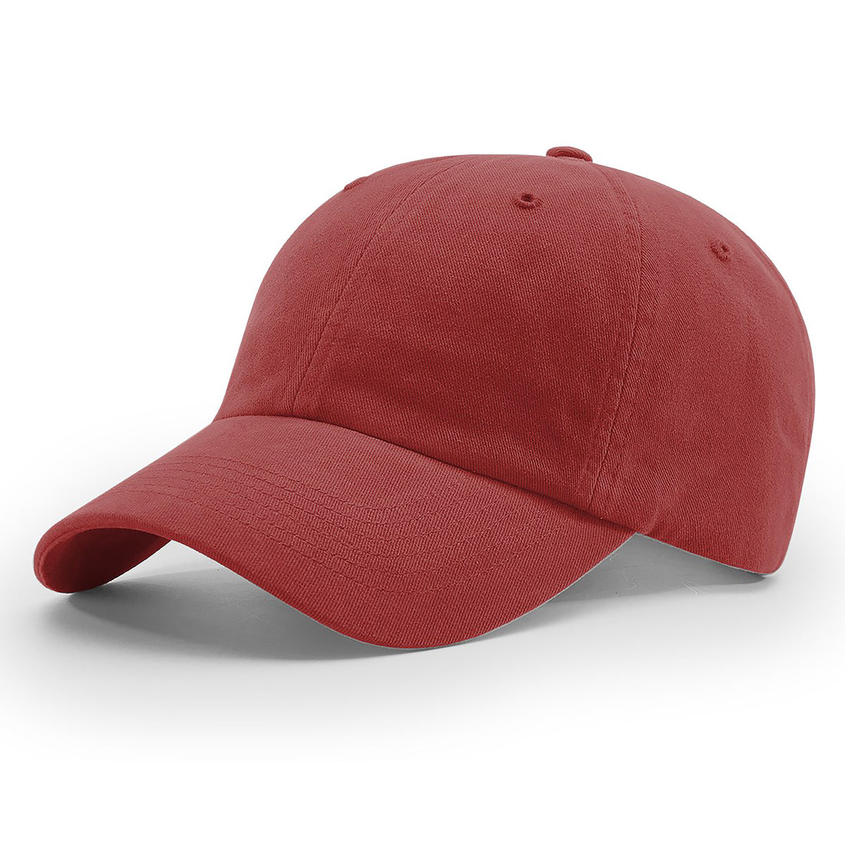 Custom Leather Patch Hat with Your Logo - Trucker Baseball Hats, Maroon/Whiteat Holtz Leather