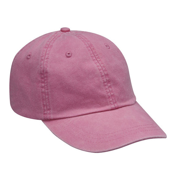 Adams 969 Unstructured Custom Leather Patch Cap with YOUR LOGO