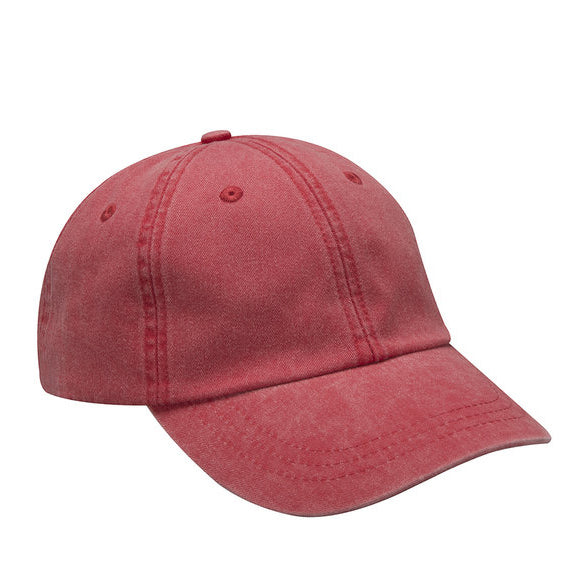 Adams 969 Unstructured Custom Leather Patch Cap with YOUR LOGO