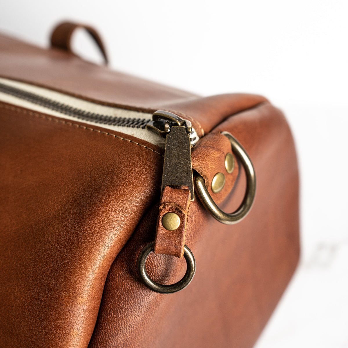 Corporate The Vintage Overnighter Bag Personalized Fine Leather Overnight Bag