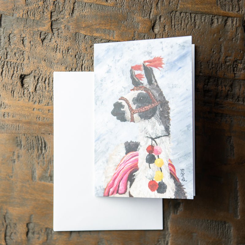 Llama Stationery Set Of 4 By Madison Holtz Butler - Holtz Leather