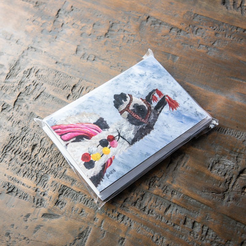 Llama Stationery Set Of 4 By Madison Holtz Butler - Holtz Leather