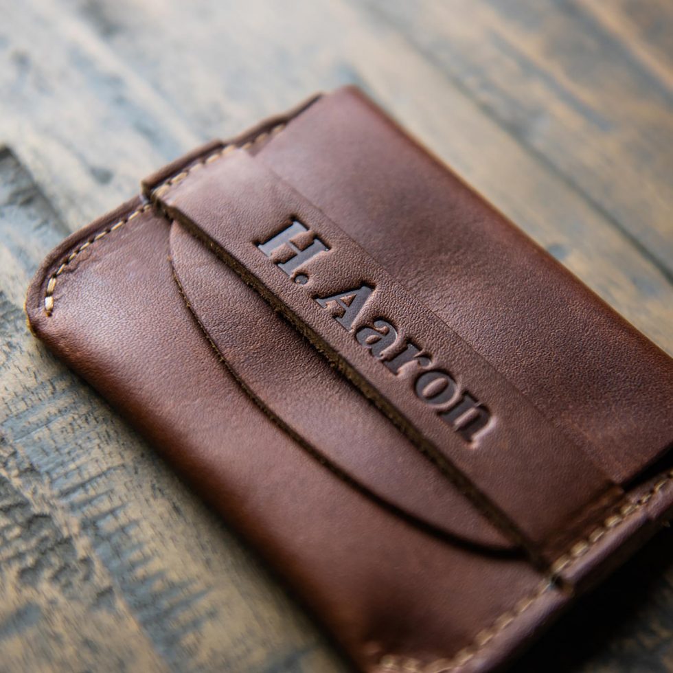 No. 3 Babe Ruth – Personalized Leather Front Pocket Wallet - Holtz Leather