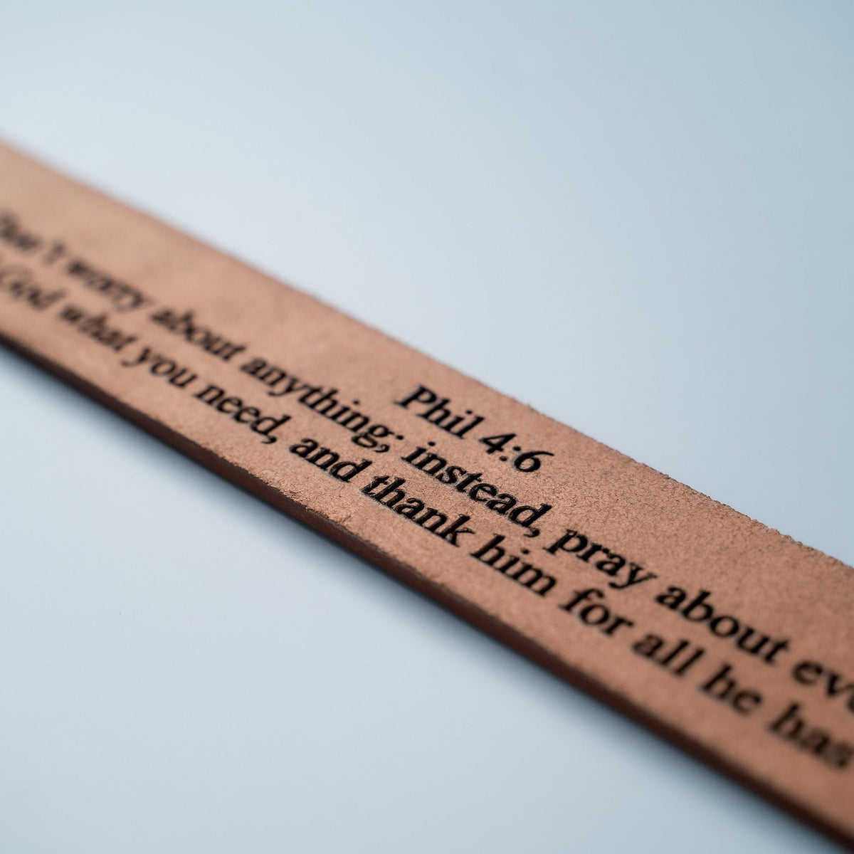 Personalized Bridle Leather Men's Casual Belt – Square Nickel or Brass Buckle - Holtz Leather