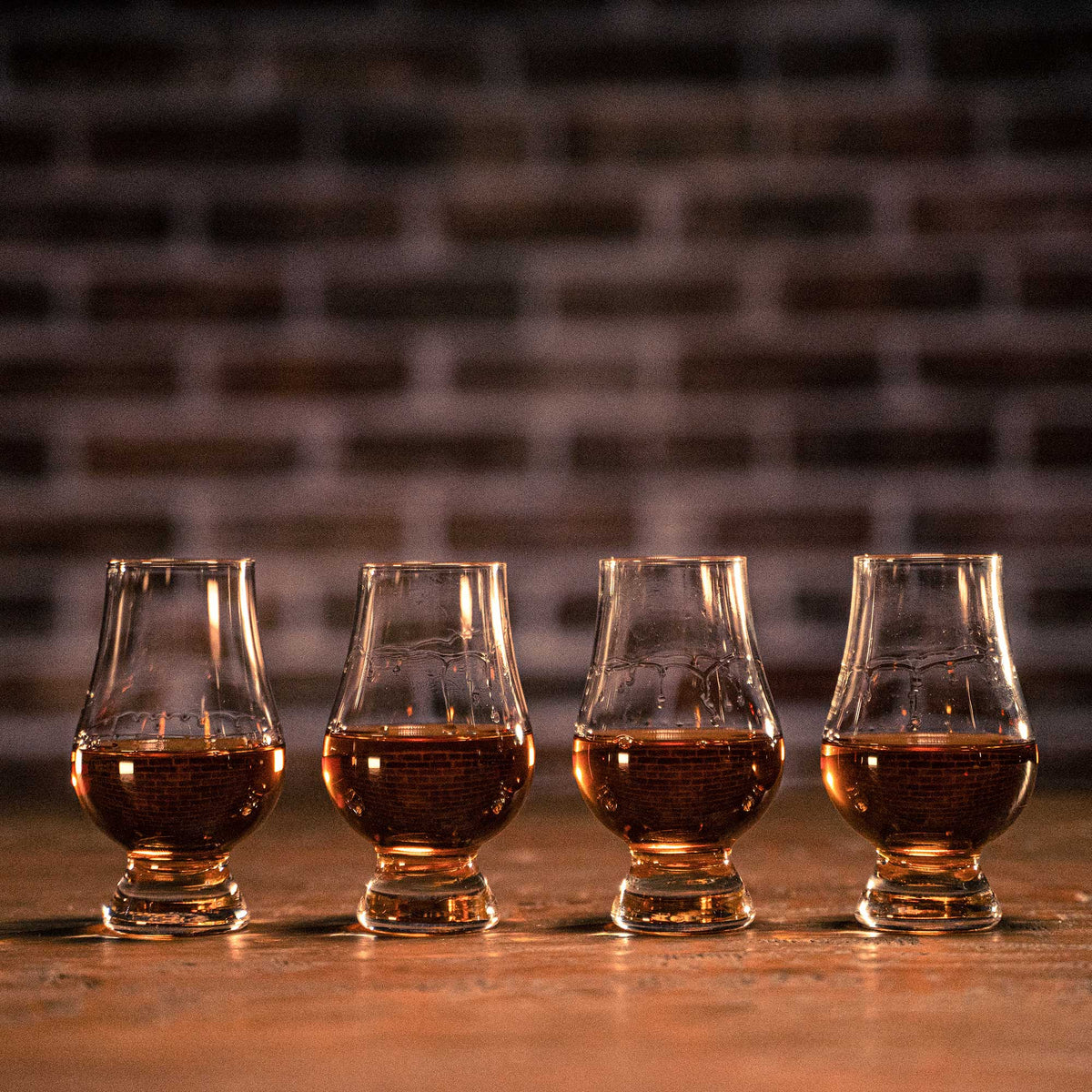 Personalized Whiskey Flight from Tennessee Whiskey Barrel Stave Barware - Holtz Leather