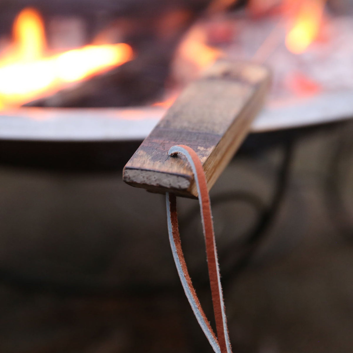 Set of 4 Tennessee Whiskey Barrel Marshmallow Hot Dog Roasting Sticks - Holtz Leather