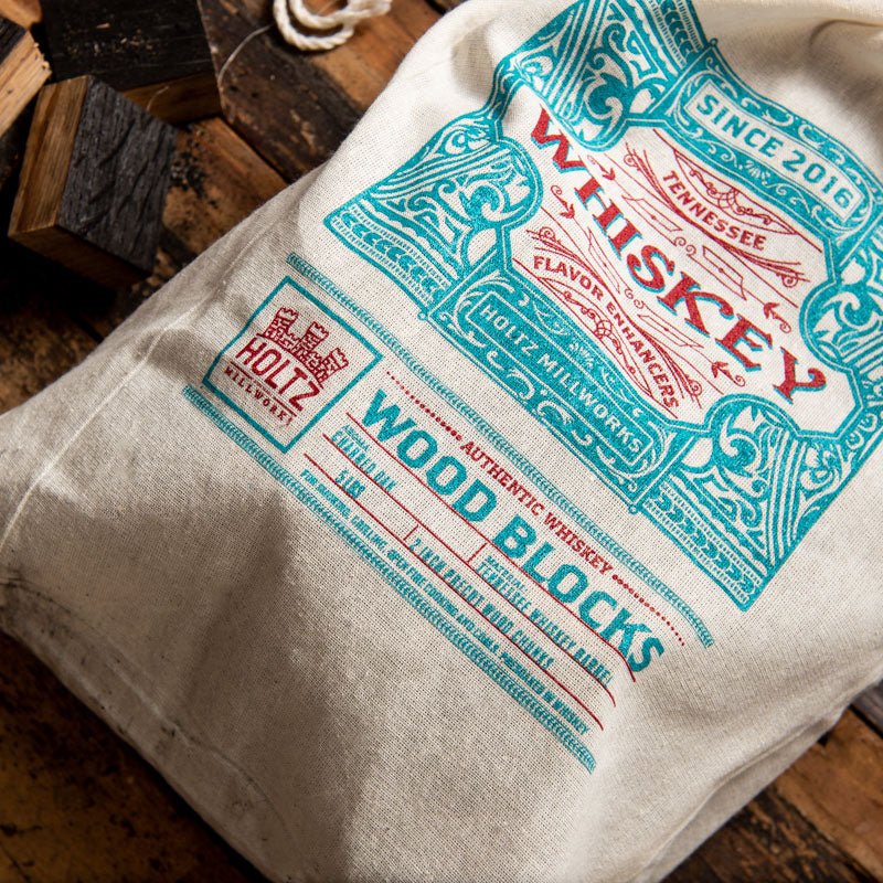 Tennessee Whiskey Barrel Flavor Enhancers - Barrel Wood Blocks For Smoking - Holtz Leather