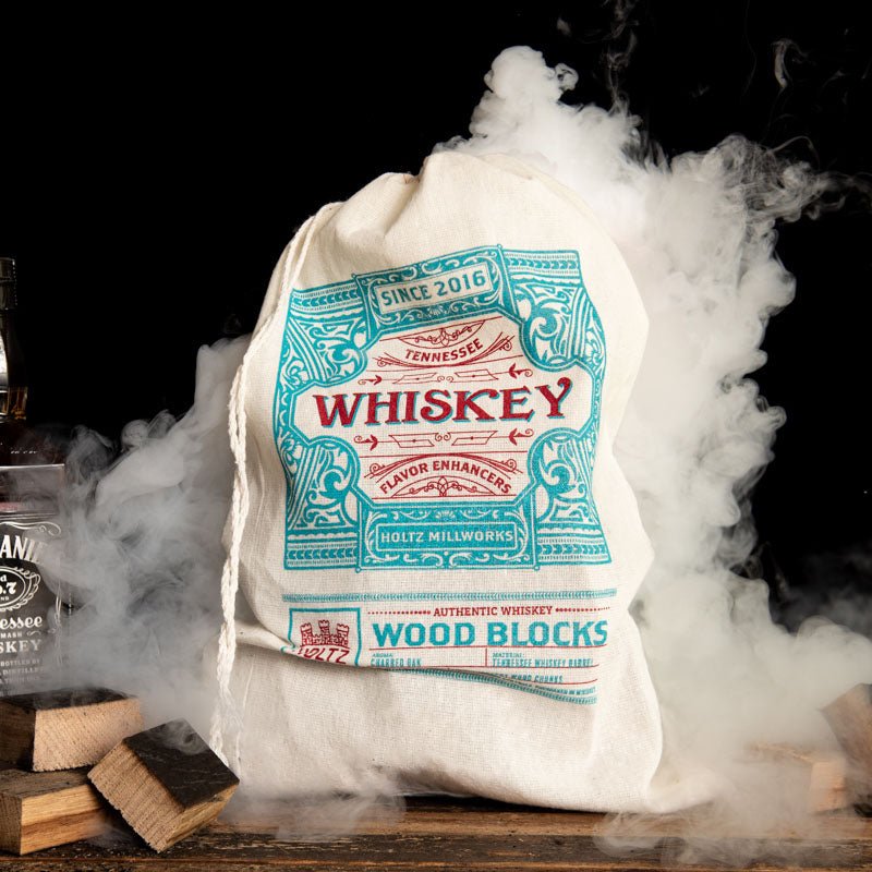 Tennessee Whiskey Barrel Flavor Enhancers - Barrel Wood Blocks For Smoking - Holtz Leather