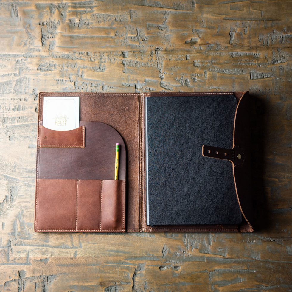 The Artisan Personalized Fine Leather A4 Moleskine Journal, Diary, Hard Cover Notebook, Sketchbook - Holtz Leather