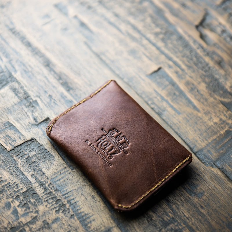 The Ballpark Babe ~ Vintage Baseball Glove Front Pocket Wallet - Holtz Leather