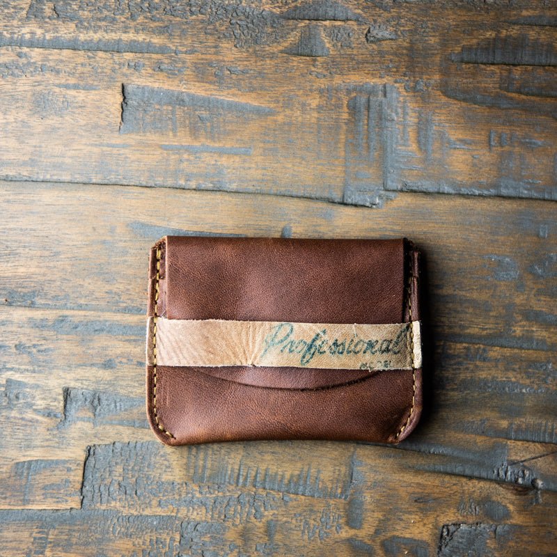 The Ballpark Babe ~ Vintage Baseball Glove Front Pocket Wallet - Holtz Leather