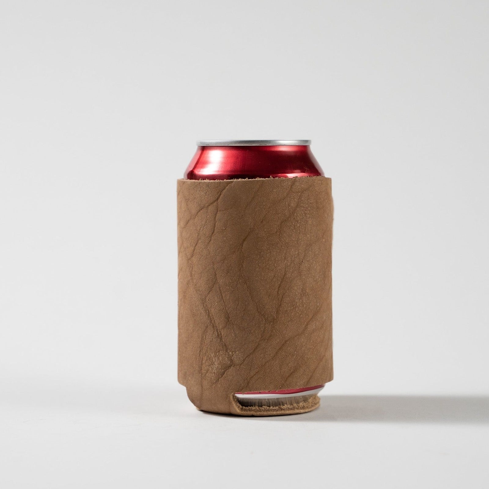 The Blitz Can Coozie - Bison Full - Grain Leather - Holtz Leather