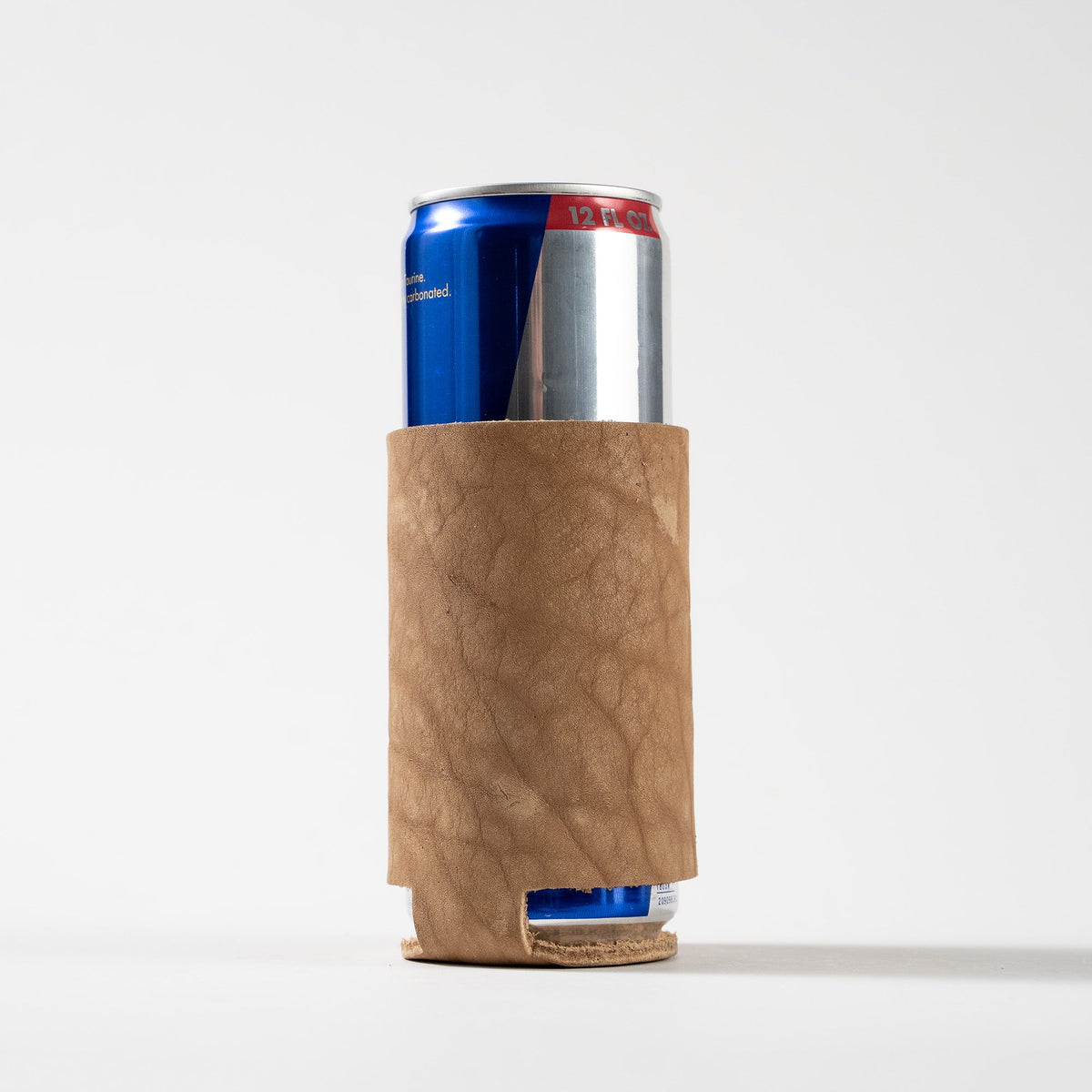 The Blitz Can Coozie - Bison Full - Grain Leather - Holtz Leather