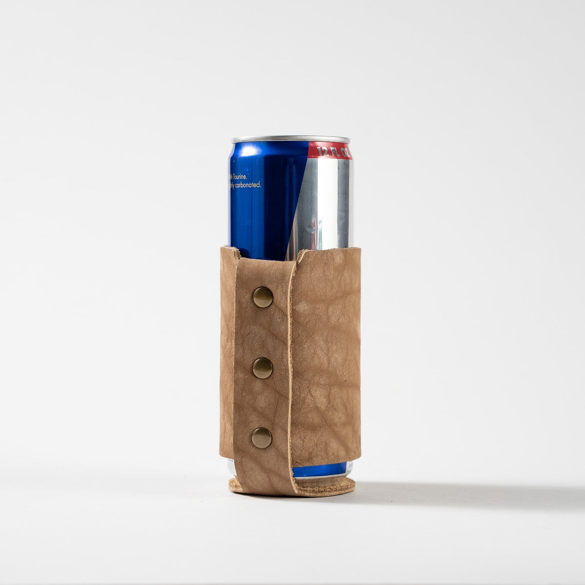 The Blitz Can Coozie - Bison Full - Grain Leather - Holtz Leather