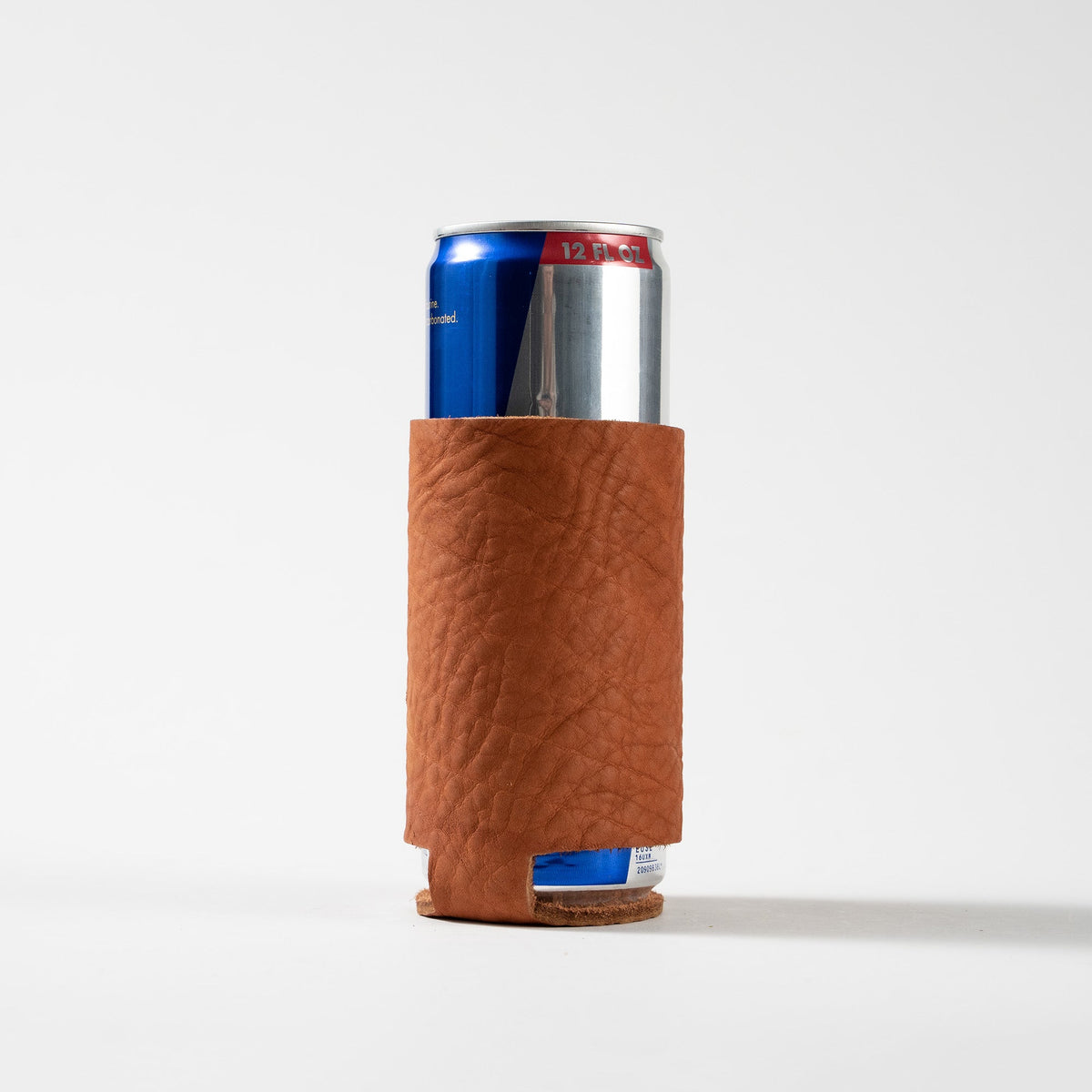 The Blitz Can Coozie - Bison Full - Grain Leather - Holtz Leather