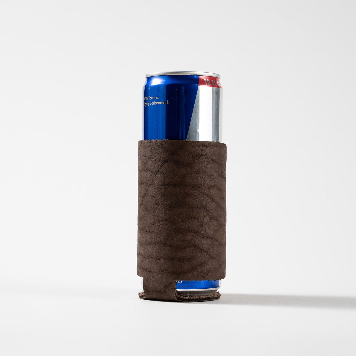 The Blitz Can Coozie - Bison Full - Grain Leather - Holtz Leather