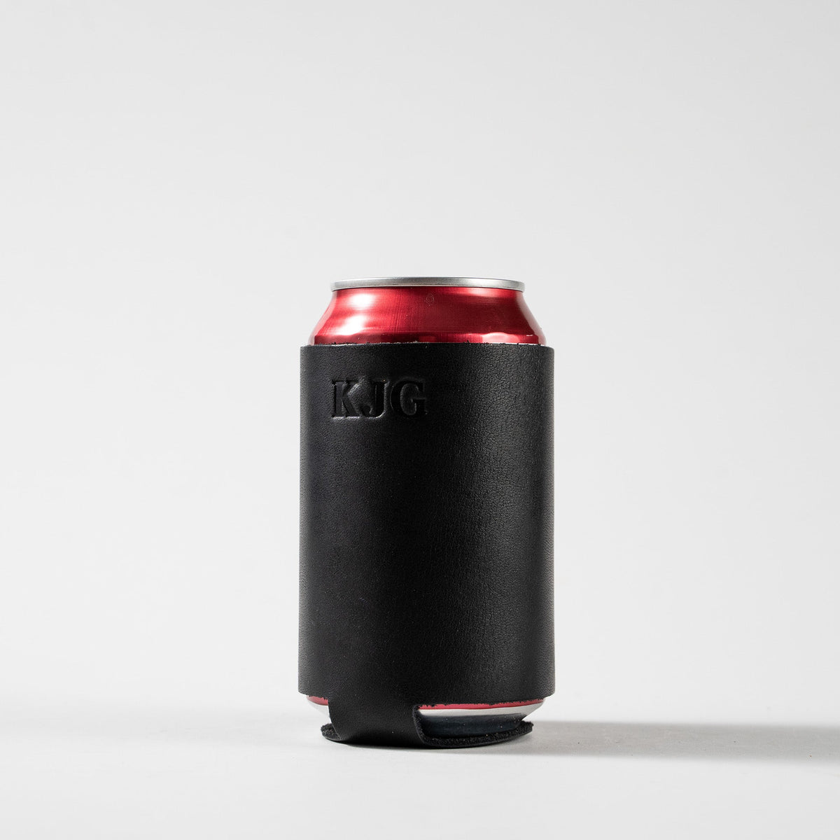 The Blitz Can Coozie - Full - Grain Leather - Holtz Leather