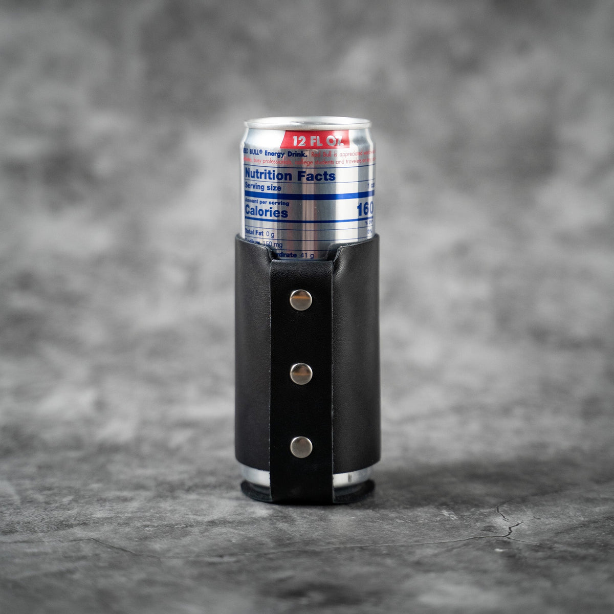 The Blitz Collegiate Can Coozie Alabama & Auburn - Full - Grain Leather - Holtz Leather