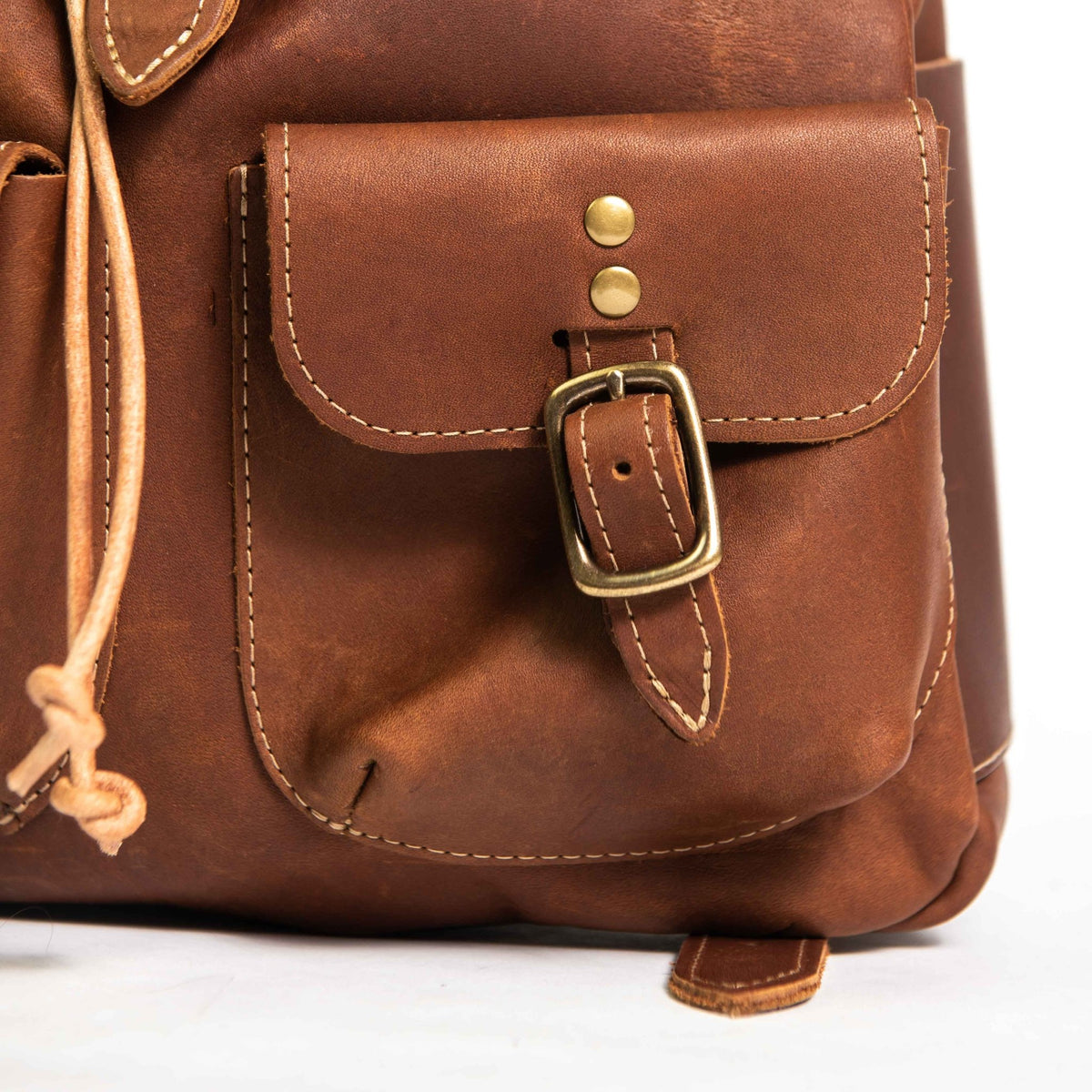 The Emerson Pack Fine Leather Backpack Purse - Holtz Leather