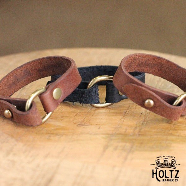 The Field Bracelet Fine Leather Bracelet - Holtz Leather